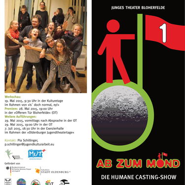 Ab zum Mond - Flyer Seite 1