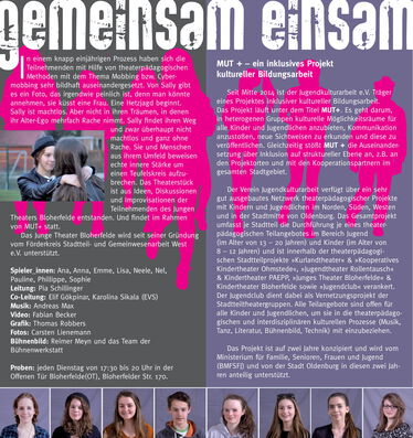 Gemeinsam Einsam - Flyer Seite 2