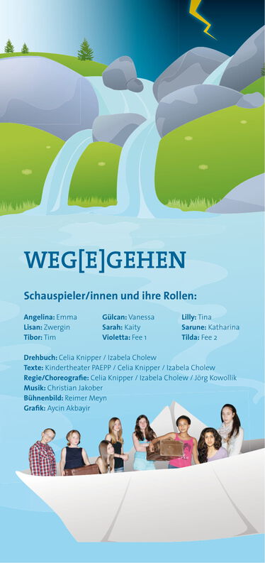 Weg[e]gehen - Flyer Seite 1