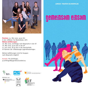 Gemeinsam Einsam - Flyer Seite 1